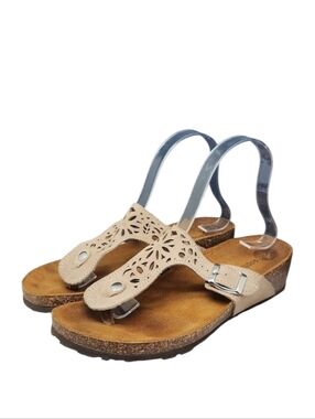 Sophia Milano | Corkbed Sandals Cutout‎ Size Women's 9
